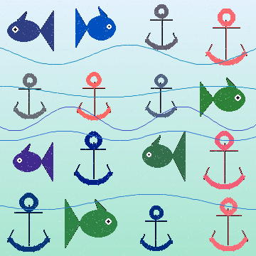 Reto visual: selecciona todas las imágenes de peces