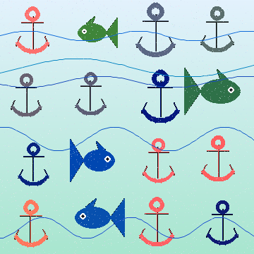 Reto visual: selecciona todas las imágenes de peces